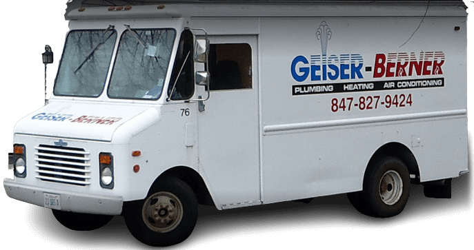 Plumbing and HVAC Work Truck for Geiser Berner